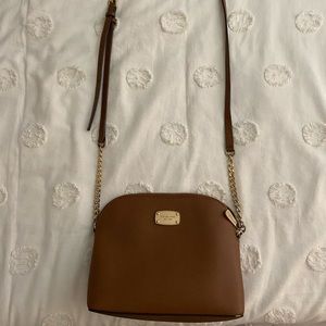 Michael Kors brown crossbody bag